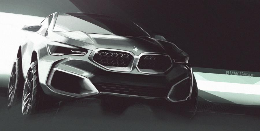 Эскиз BMW X6 M50i (G06) 2019 года  (WW) (фото 49 из 180)